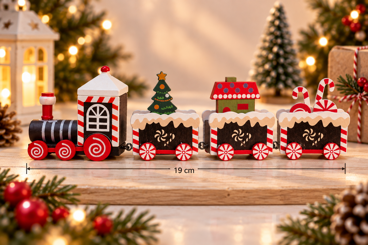 Candy Cane Christmas Train
