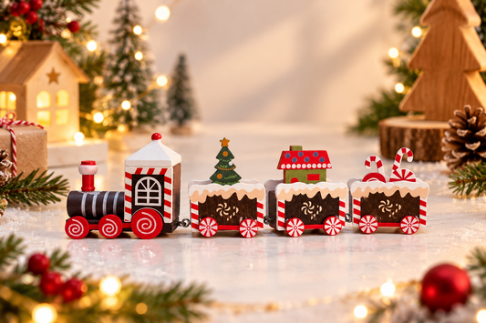 Candy Cane Christmas Train